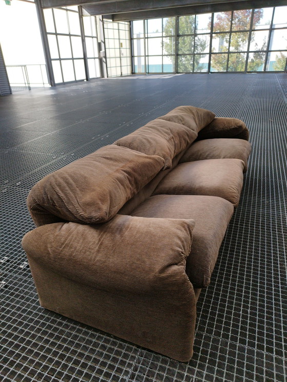 Image 1 of Cassina Maralunga Canapé 3 places Original Upholstery 2 Colours