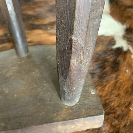 Image 1 of Paire de tabourets tripodes vintage