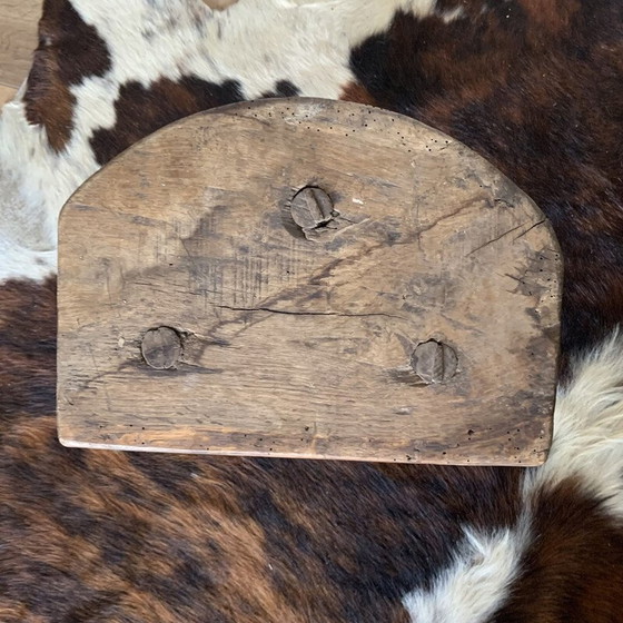 Image 1 of Paire de tabourets tripodes vintage