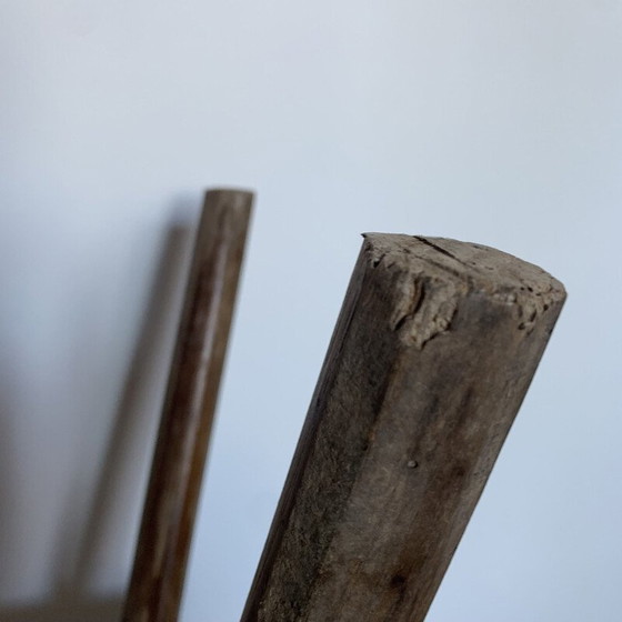 Image 1 of Paire de tabourets tripodes vintage