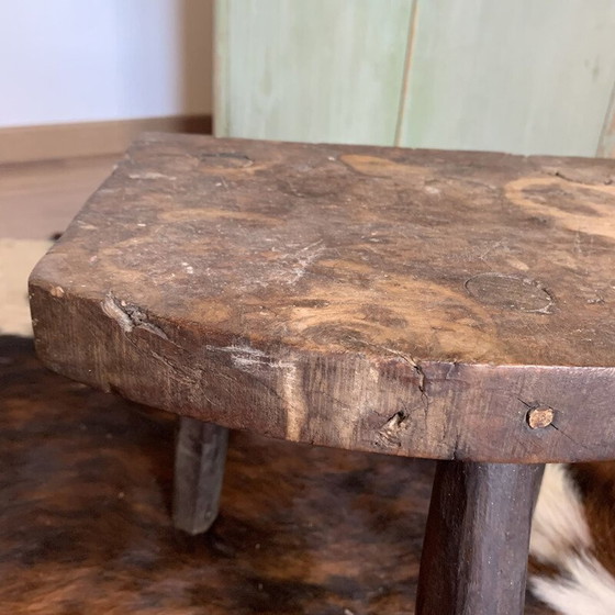 Image 1 of Paire de tabourets tripodes vintage