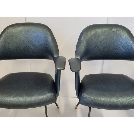 Image 1 of Paire de fauteuils italein vintage, 1950