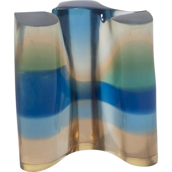 Image 1 of Sculpture vintage "ondes" de Yann Liébard, 1971