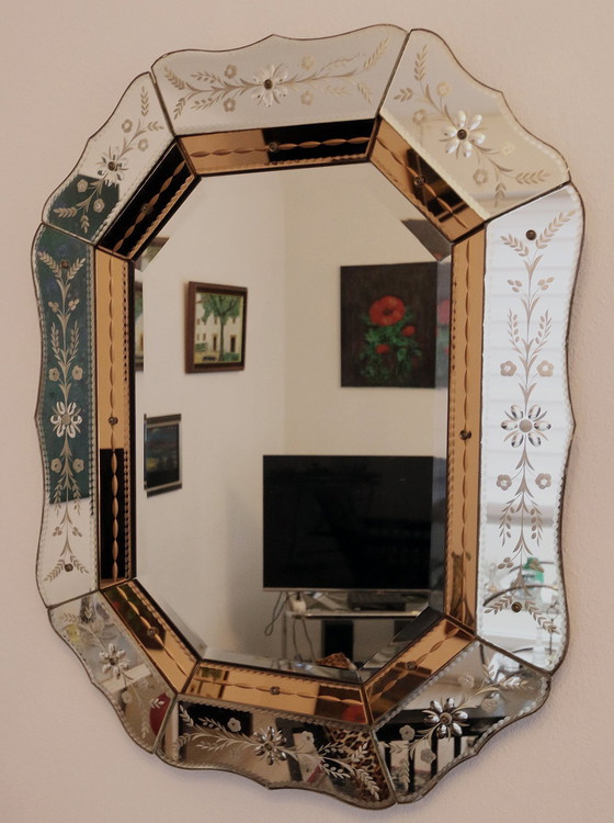 Image 1 of Miroir vénitien antique