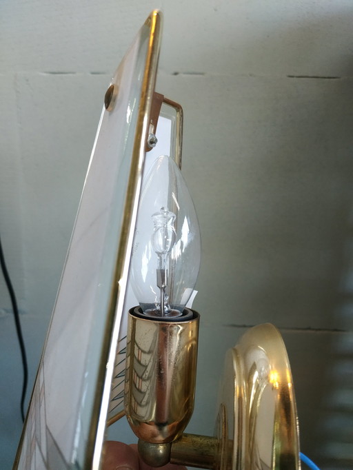 Lampe murale vintage massive style Hollywood Regency