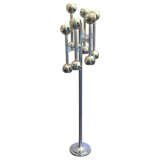 Image 1 of Lampadaire 12 lumières de l'ère spatiale, 1970