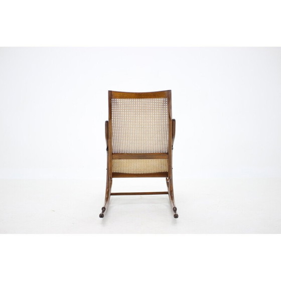 Image 1 of Fauteuil à bascule vintage en bois courbé par Antonin Suman, Tchécoslovaquie années 1960