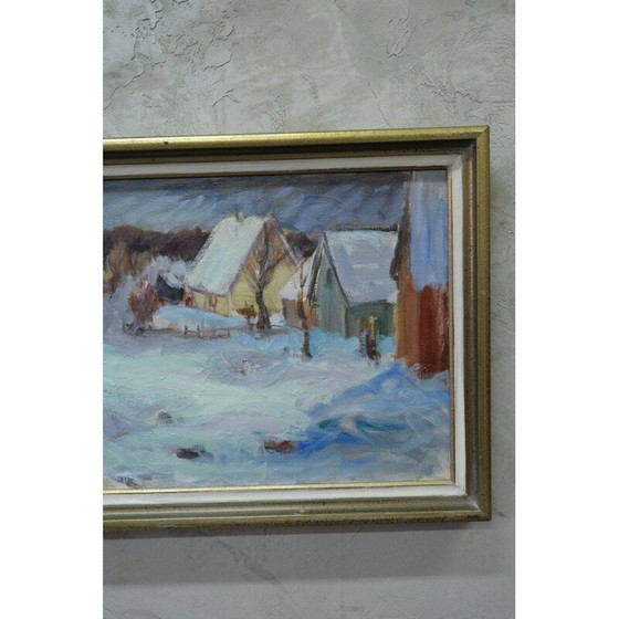 Image 1 of Peinture scandinave vintage de Gunnar Ekdahl, 1943