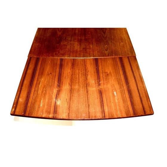 Image 1 of Table de salle à manger vintage avec plateaux rétractables, 1950