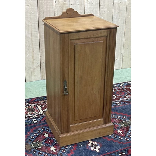 Table de chevet vintage en bois satiné anglais, 1930