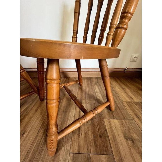 Image 1 of Paire de chaises western vintage en bois