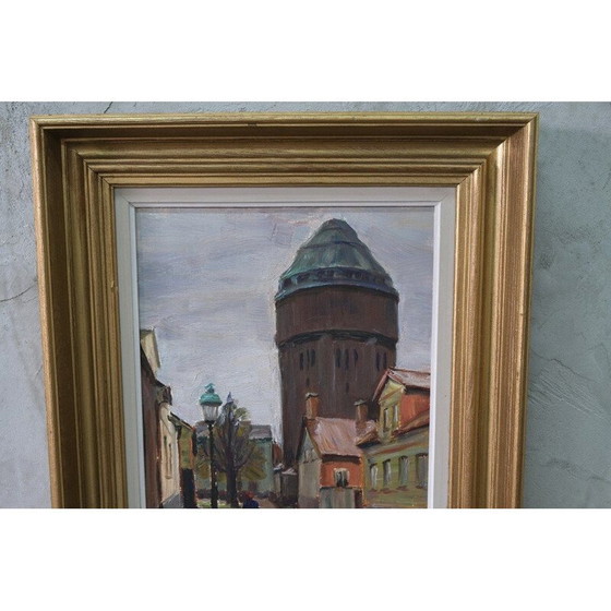 Image 1 of Peinture à l'huile moderne de Carl Oscar Larsson, Suède 1956