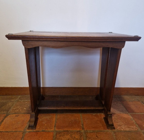 Image 1 of Table d'appoint Art Déco, Table d'appoint, Table à vin, Table à lutrin