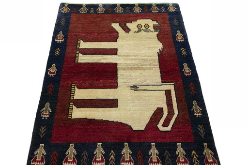 Tapis nomade Gabbeh - 145 X 105 cm