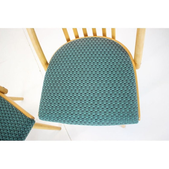 Image 1 of Ensemble de 6 chaises de salle à manger vintage par Antonin Suman, Tchécoslovaquie années 1960