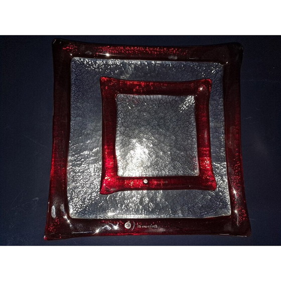 Image 1 of Centre de table La Murrina en verre vintage