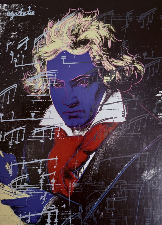 Image 1 of Andy Warhol : "Beethoven, 1987". ©2007 Fondation Andy Warhol pour les arts visuels, New York.