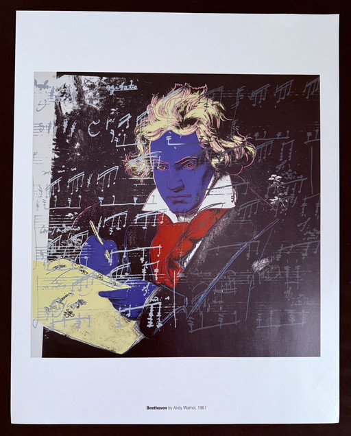 Andy Warhol : "Beethoven, 1987". ©2007 Fondation Andy Warhol pour les arts visuels, New York.