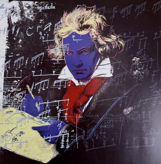 Image 1 of Andy Warhol : "Beethoven, 1987". ©2007 Fondation Andy Warhol pour les arts visuels, New York.