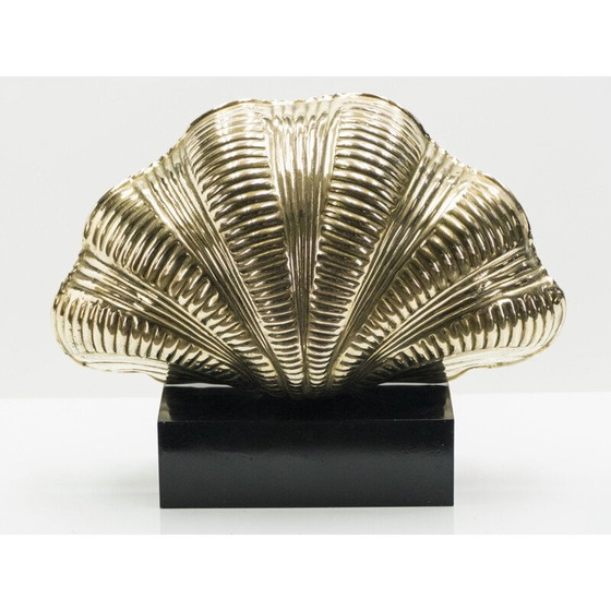 Image 1 of Paire de lampes vintage en laiton massif, Italie 1960