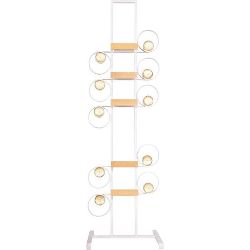 Séparation décorative vintage en métal et laiton