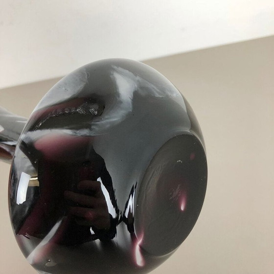 Image 1 of Vase vintage italien d'Opaline Florence en opaline multicolore