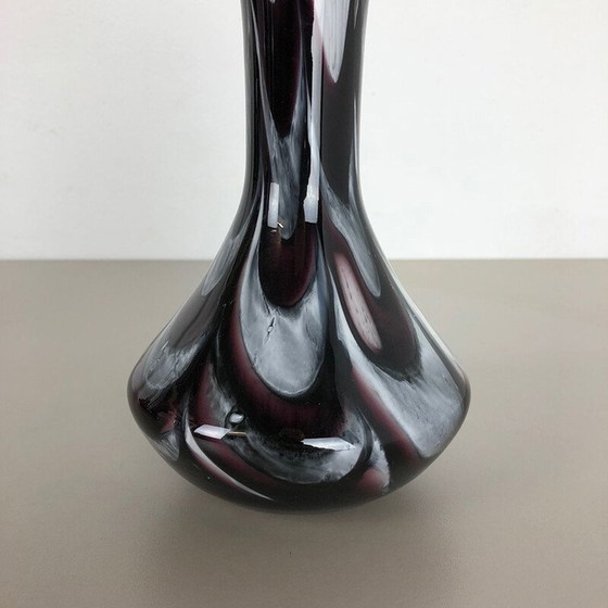 Image 1 of Vase vintage italien d'Opaline Florence en opaline multicolore