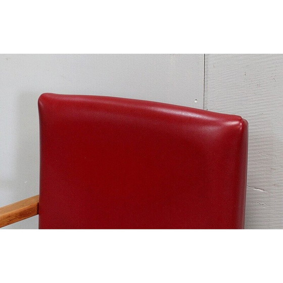 Image 1 of Fauteuil vintage en hêtre naturel clair, 1950