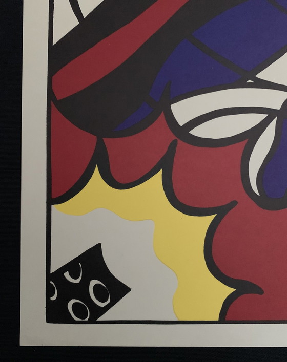 Image 1 of Roy Lichtenstein : Triptychon As I Opened Fire. Edition Stedelijk Museum Amsterdam 1964.