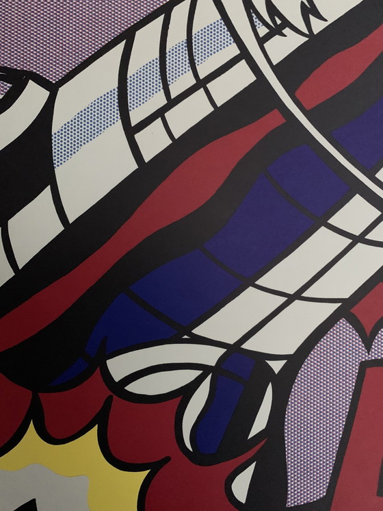 Image 1 of Roy Lichtenstein : Triptychon As I Opened Fire. Edition Stedelijk Museum Amsterdam 1964.