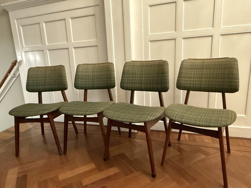 Chaises de salle à manger Pastoe en bois 4 pièces