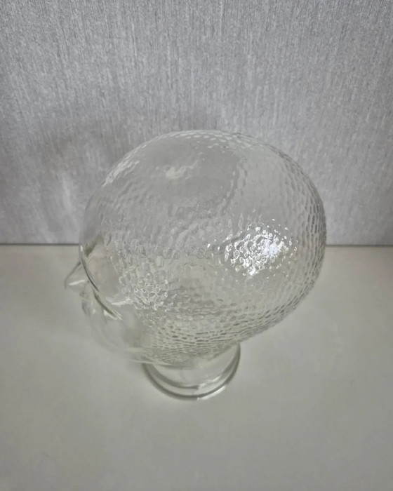 Image 1 of Tête en verre vintage