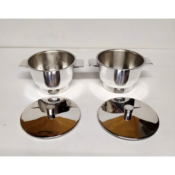 Image 1 of Paire de bols à soupe vintage de Gio Ponti pour Krupp-Milan, 1953