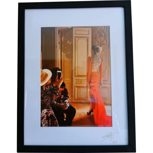 Photographie vintage "au fil des défilés" par Sylvain Ruffier