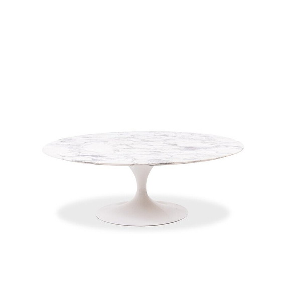 Image 1 of Table basse vintage "Tulip" en marbre par Eero Saarinen pour Knoll International, 1960s