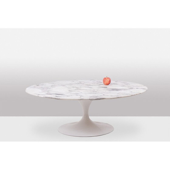 Image 1 of Table basse vintage "Tulip" en marbre par Eero Saarinen pour Knoll International, 1960s