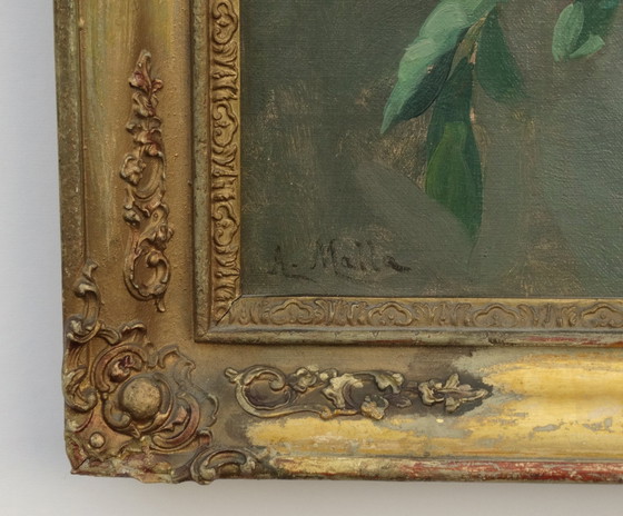 Image 1 of Bouquet of Roses, bouquet de roses, peinture à l'huile, env. 1880