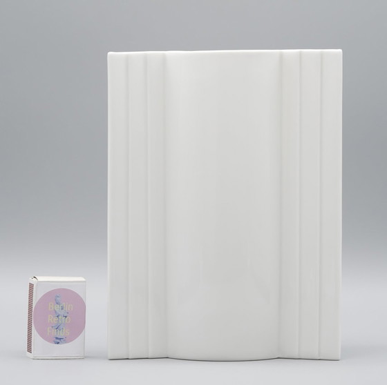 Image 1 of Hutschenreuther Maxim's Design Vase Duo Unique Series 80's Porcelain Art Deco