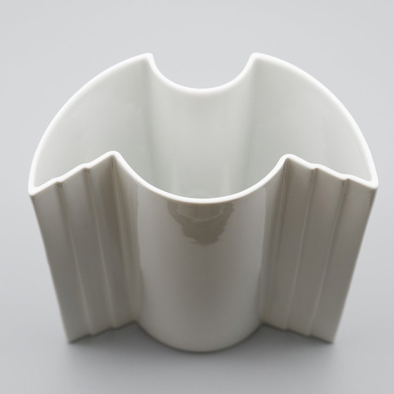 Image 1 of Hutschenreuther Maxim's Design Vase Duo Unique Series 80's Porcelain Art Deco