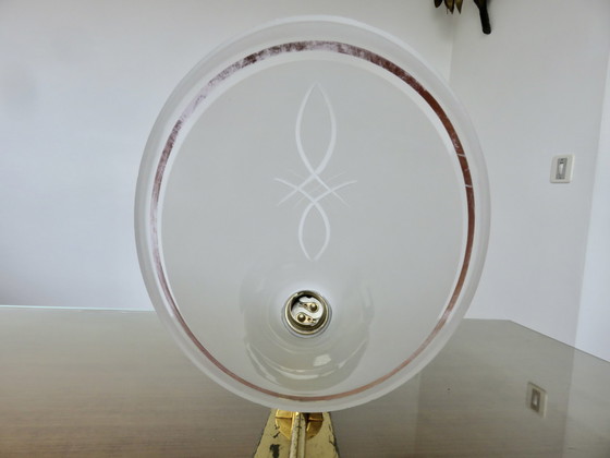 Image 1 of 2 Lampes Appliques, Art Nouveau, Bronze Doré, France, Années 30