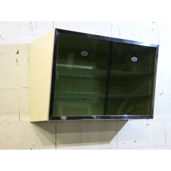 Image 1 of Armoire médicale vintage en métal laqué, 1950