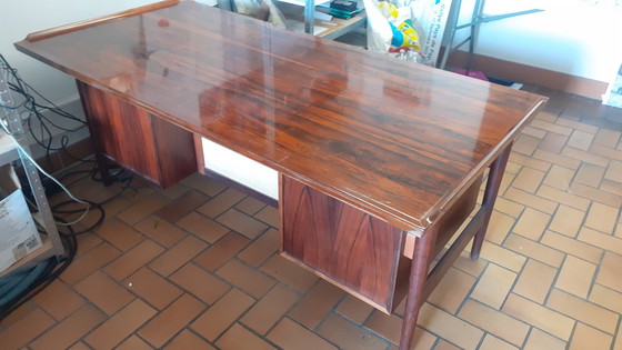 Image 1 of Bureau de Direction Danois en Teck Modèle 206 par Arne Vodder pour Sibast 1960