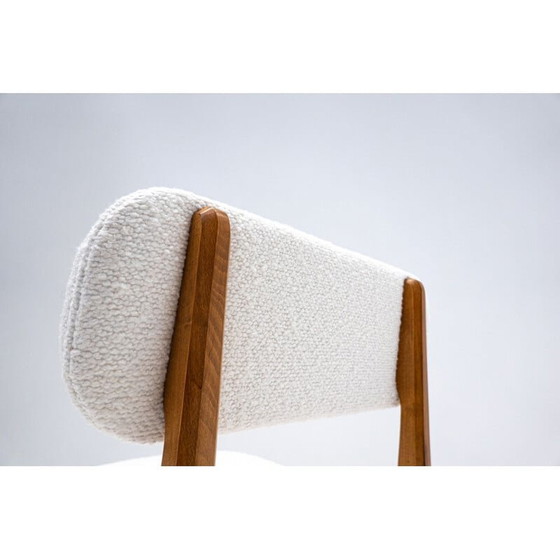 Image 1 of Paire de chaises de cheminée vintage blanches, Italie