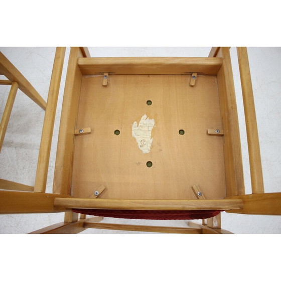 Image 1 of Ensemble vintage de 4 chaises de salle à manger par Thon, 1970