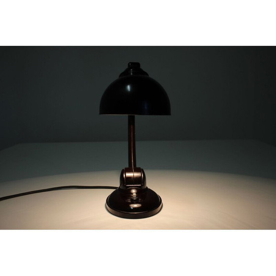 Image 1 of Lampe de table art déco en bakélite, Tchécoslovaquie 1930