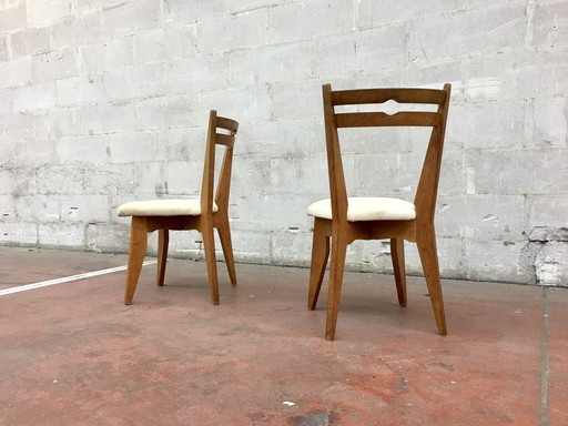 2x Chaises Guillerme Et Chambron