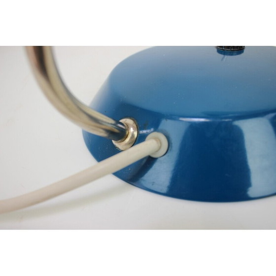 Image 1 of Lampe de table vintage en métal et chrome, Tchécoslovaquie 1960