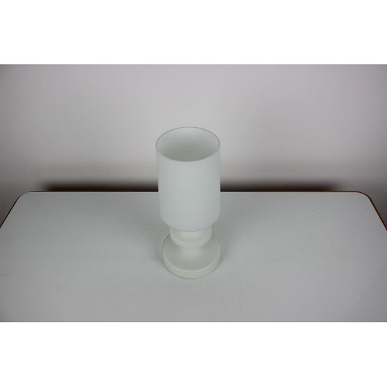 Image 1 of Lampe en verre vintage par Osvětlovací sklo Valašské Meziříčí, Tchécoslovaquie 1970.