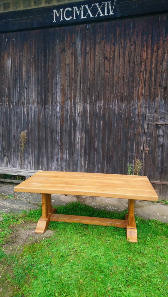 Image 1 of Table Monastère En Chêne Massif