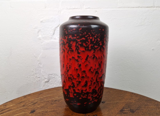 Image 1 of Scheurich Fat Lava Floor Vase, 1970